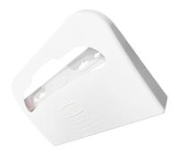 UKCOCO Distributeur de Couvre-sièges de Toilettes Mural sans Perçage en Abs Blanc, Solution Sanitaire Portable et Design Moderne pour Salle de Bain à Domicile