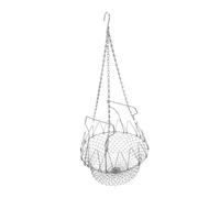 UKCOCO Distributeur Suspendu pour Volaille Mangeoire Pliable pour Poules Panier à Légumes Et Fruits avec Chaîne De Suspension Accessoire Pratique pour Élever des Poules