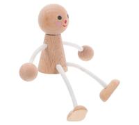 UKCOCO DIY Wooden Peg Dolls Unfinished Paintable Wooden Figures For Crafting Artistic Growth And Party Decorations Child-friendly Ergonomic Design
