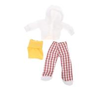 UKCOCO Doll Dress Wear Resistant Lovely Costume with Compact Skirt for Dolls Cloth Material Easy to Wear and Wash Early Childhood Education