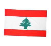 UKCOCO Drapeau Liban Polyester Bannières Légères Pour Célébrations Événements Scolaires Et Décoration Extérieur Avec Manchon Pour Mât Culture Libanaise