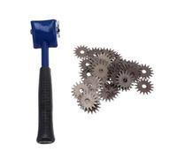 UKCOCO Dresseur de Meules Support de Dressage pour Établi Compact Portable avec Fraises en Acier au Carbone Traité Thermiquement Longue Durée d'Utilisation