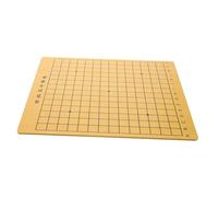 UKCOCO Échiquier Double Face Bois pour Échecs Chinois et Gobang Plateau Lisse Portable et Léger Jeu Traditionnel Stratégique pour Débutants et Joueurs