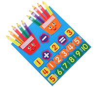 UKCOCO Éducatif Préscolaire Addition Soustraction Tableau Mathématique Numérique pour Garçon Fille Apprentissage Cognitif Facile et Pratique