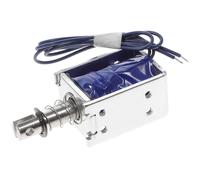 UKCOCO Électroaimant Solénoïde Cadre 12 V Dc 12 A Actionneur Linéaire Push-Pull 10 MM Course Bobine Isolante Haute Conductivité Usage Industriel et Distributeurs Automatiques