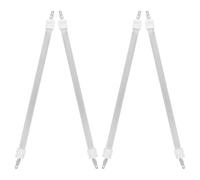 UKCOCO Élément Chauffant Quartz Céramique Blanc, 4 Tubes pour Radiateur d'Appoint Infrarouge, Chaleur Homogène et Stable, Usage en Espaces de Vie et Bureaux