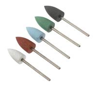 UKCOCO Embouts de Polissage en Silicone Outil Polyvalent Réutilisable pour Ongles 5 Pièces pour Manucure et Pédicure, Adapté aux Débutants et Artistes des Ongles