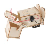 UKCOCO en Bois À Monter Soi-même, Robot Scientifique Et Technologique, Jouet pour Enfants, Bloc De Construction Éducatif, Robot Intelligent pour Activités Pratiques