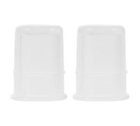 UKCOCO Ensemble de 2 Ventouses de Massage en Silicone Transparent, Douces Danger pour Garçon et Filles, Mini Kit de Ventouses Réglables pour Relaxation Musculaire et Bien-tout-petits,