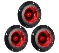 UKCOCO Ensemble de 3 Tweeters Piézoélectriques Haute Fréquence Pavillon en Plastique et Métal, Remplacement Facile pour Système Audio Professionnel et Grandes Scènes