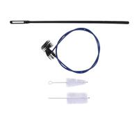 UKCOCO Ensemble de 4 Brosses Souples pour Trompette, Nettoyant pour Instruments à Vent, Kit Nettoyage Flexible, Accessoire Entretien Trompette, Brosse à Embouchure et Valve, Usage Solide