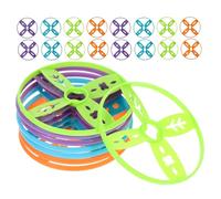 UKCOCO Ensemble De 40 Disques Volants Compatibles avec Les Jouets À Main Et À Pied, Jouet D'extérieur Coloré pour Enfants Et Adultes.