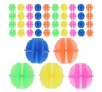 UKCOCO Ensemble De 6 Multicolored Bike Spoke Beads Decorations for and Adults Fit Bicycle Wheel Accessories Glow in The Dark Plastic Beads