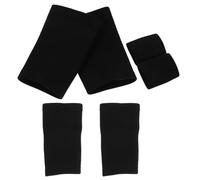 UKCOCO Ensemble de 6 Protections Sportives pour Garçon et Filles Genouillères Respirantes Coudières Élastiques et Protège-Poignets Confortables en Nylon et Élasthanne Taille M Couleur