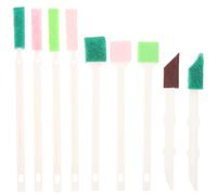 UKCOCO Ensemble de 9 Brosses de Nettoyage pour Rainures et Interstices Brosses pour Bouteilles en Plastique Résistant Petite Taille Compacte Adaptées au Nettoyage des Portes Fenêtres