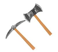 UKCOCO Ensemble de Cosplay Nain 2 Pièces Pelle Factice et Double Légère Bords Arrondis Sécurisés Accessoires Théâtre et Jeu de Rôle pour Fête d'anniversaire et Halloween