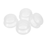 UKCOCO Ensemble de Ventouses Faciales pour Massage Doux et Solution Hygiénique 4 Pièces en Silicone Transparent Outil Esthétique de Massage par Ventouses pour Spa et Voyage
