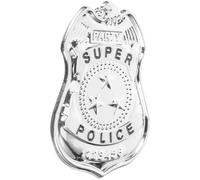 UKCOCO Épingle à Police Métal Badge Décoratif Cosplay Unisexe pour Costume Policier Accessoire et Résistant