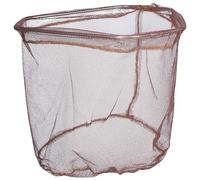 UKCOCO Épuisette de Pêche Pliable 40 Cm Triangulaire en Nylon Noir Filet de Remplacement à Maille Fine Outil de Pêche Portable Lac et Rivière