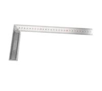 UKCOCO Équerre de Charpentier Acier Inoxydable Renforcée Règle de Mesure Professionnelle Angle Droit Précision pour Travail Du
