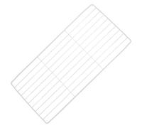 UKCOCO Étagère de Séparation Congélateur en Fer 17×35 Cm, Organisateur de Rangement la Cuisine Blanc en Maille, Cloison Multi-niveaux pour Compartiment Réfrigérateur, Optimisation