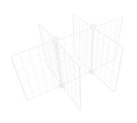 UKCOCO Étagère de Séparation en Fer 61X41X32 CM 6 Compartiments pour Congélateur Coffre Séparateur Métallique Modulable pour Rangement la Cuisine et Organisation Réfrigérateur