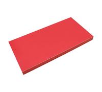 UKCOCO Étagère Murale Rouge Bois Massif Tablette Simple pour Salon et Bureau Bibliothèque Murale Décorative et Range Revues Compacte