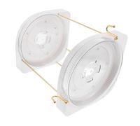 UKCOCO Étagère Rotative pour Maquillage Rangement pour Produits De Toilette Organiseur De Salle De Bain Organiseur De Vanité Organiseur Rotatif pour Salle De Bain Organiseur De