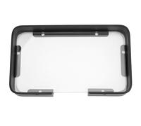 UKCOCO Étagère Salle de Bain Flottante sans Perçage Rangement Angle Noir Organisateur Mural pour Shampooing et Cosmétiques Installation Rapide et Solide