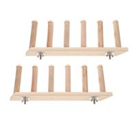 UKCOCO Étagères Murales Beige en Plastique Design Multi-Niveaux 2pcs pour Satisfaire L'instinct d'escalade et Offrir Un Espace Sécurisé Intérieur pour Chats