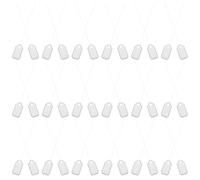 UKCOCO Étiquettes à Bijoux Blanches avec Bordure Argentée, 200 Pièces avec Ficelle Coton Douce, Étiquettes Vierges Inscriptibles pour Prix Colliers, Bracelets et Vêtements en Magasin,