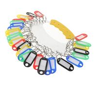 UKCOCO Étiquettes Porte-clés Pratiques Set Portable Élégant et Plastique pour Classification et Organisation pour Dortoirs et Boutiques