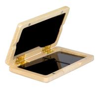 UKCOCO Étui à Anches de Hautbois en Bois Naturel, Porte-anches Portable pour 2 Anches, Boîte de Rangement Compacte et Légère, Accessoire Indispensable pour Instrument à Vent, Coffret