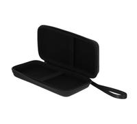 UKCOCO Étui à Calculatrice Noir en Nylon et Eva avec Poche en Filet et Sangle, Facile à Transporter Rangement de Calculatrices de Poche Ti-84/83 Plus