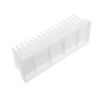 UKCOCO Expérience étagère à tubes à essai plastique blanc 102-colonnes réutilisable pour holding test tubes et drying test tubes, stable support, easy to clean, space-saving design