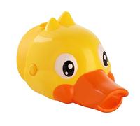 UKCOCO Extension de Robinet pour Garçon Fille Accessoire de Lavabo Plastique Couverture de Robinet Amusante et Pratique pour Lavage des Mains Modèle Canard Jaune Compatible avec Tous