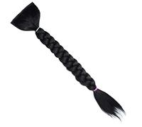 UKCOCO Extensions De Queue De Cheval Tressées Synthétiques Longues 30-35 Cm 80 g Résistant à La Chaleur Pour Femmes Usage Quotidien Cosplay Fêtes