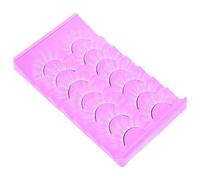 UKCOCO Faux Cils Blancs Naturel 7 Paires Regard Irrésistible Effet Léger Usage Cosplay Maquillage pour Femmes