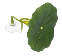 UKCOCO Feuille de Repos pour Poisson Betta Grosse Taille, Lit et Cachette en Matériau Synthétique Réaliste, Décoration Aquarium, Plante Artificielle pour Accessoires Aquarium et Espace