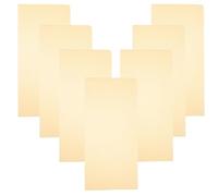 UKCOCO Feuilles de Cire d'abeille Alvéolées pour Apiculture 10 Pièces Fondation Ruche Dadant Naturelle Support Stable pour Nid D'abeilles, Construction de Rayons, Compatible Ruches