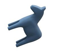 UKCOCO Figurine Cheval Bois Naturel Décorative pour Bureau et Étagère Sculpture Artisanale Symbolique pour Salon et Entrée Modèle Animal Créatif Bois Authentique