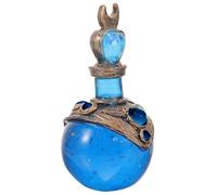 UKCOCO Figurine de Flacon de Potion Magique Solide Design Créatif en Résine Bleue et Charme pour Orner Votre Intérieur Décoration de Bureau