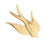 UKCOCO Figurine Murale Hirondelle Laiton Décoration Murale Oiseau Suspendue pour Salon et Chambre