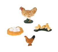 UKCOCO Figurines de Poules Modèle de Cycle de Vie pour Garçon Fille Jouets Cognitifs Amusants pour Comprendre la des Animaux et Décoration de Jardin