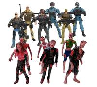 UKCOCO Figurines Soldats Militaires Simulation Modèle Plastique Zombies et Mercenaires Jouets Éducatifs Garçon Fille