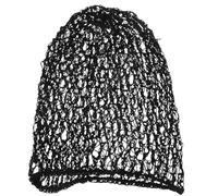 UKCOCO Filet à Cheveux Snood en Rayonne Respirant Noir, Élastique et Crocheté, Taille Unique, Maintien Flexible, pour Femmes, Adapté pour Dormir et Se Couvrir Pendant les Règles