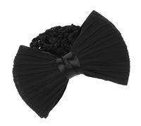 UKCOCO Filet à Chignon Noir pour Femmes et Filles, Accessoire Coiffure Professionnel Léger et Élastique, Porte-petit Réutilisable Hôtel, Infirmière, Banque, Coiffure Métier
