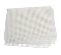 UKCOCO Filet à Tapis en Maille 150 X 100 CM Blanc pour Création de Tapis sur Mesure Utilisable pour Projets de Loisirs Créatifs