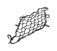 UKCOCO Filet de Rangement pour Voiture 40Cmx40Cm Organiseur Réglable avec 6 Crochets Compatible Iv et SUV pour Chargement et Organisation des Bagages