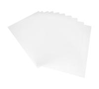 UKCOCO Film PVC Rigide Transparent Semi-Mat 0,2 MM 10 Feuilles A4 Double Face Protection pour Cadres Photo et Fabrication de Cartes